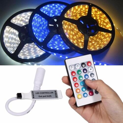 Mini 17/20/24/44 LED RGB Controller Wifi LED RGB Controller for RGB LED Strip 3528 5050 RGB LED Strip Light Remote Controller