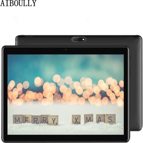 AIBOULLY New Android 7 Tablets 10.1 inch Original Phone Call Tablet PC 7.0 OS Octa Core 4GB RAM 32GB ROM Stereo Speaker 8 9.7