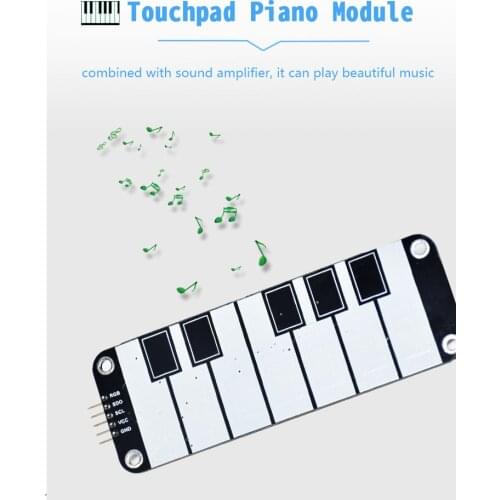 Touch Piano Sensor Module Expansion Board Sound Amplifier Compatible with Arduino