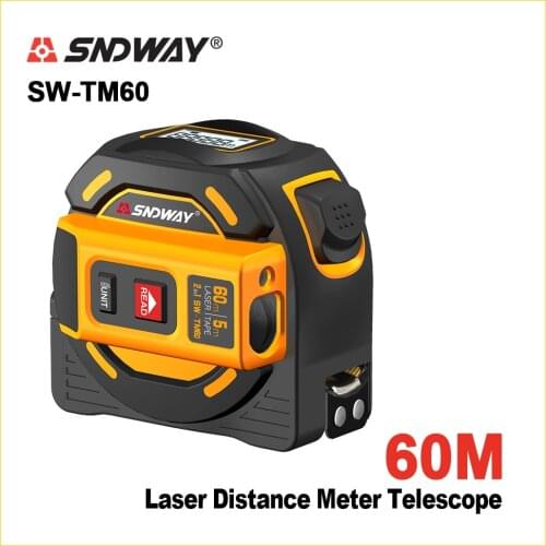 SNDWAY new Laser distance meter Laser rangefinder multi function Self-Locking Hand Tool Device Laser range finder