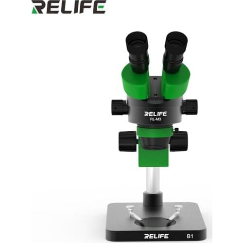 Sunshine RL-M3 Binocular High-Definition Stereo Microscope, Maintenance Tool For Motherboard Welding, 7-45 Continuous Zoom Clear