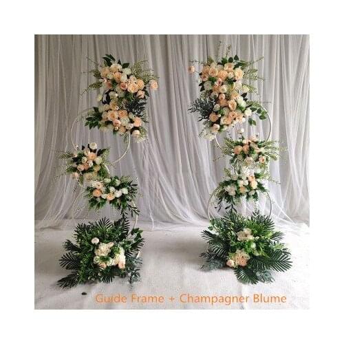 New wedding props tieyi road flower frame background ring road wedding decoration flower arrangement arch