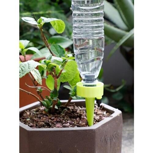 Water-Dropper Drainer Household Automatic Watering Device Timing Adjustable Flow Rate Drip Irrigation Lazy Watering Artifact