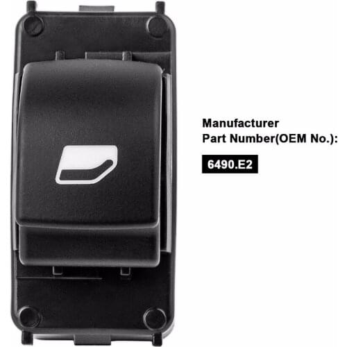 YAOPEI New Window Regulator Switch Fits For Peugeot Partner Tepee 207 Citroen Berlingo 6490.E2 100011722