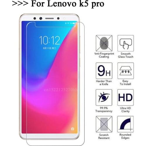 Tempered Glass For Lenovo K5 PRO Premium 9H 2.5D Explosion-Proof Phone Screen Protector Film Lenovo K5PRO Mobile Phone Clear