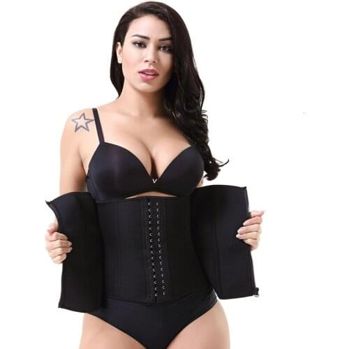 Women Neoprene Waist Trainer Belly Slimming Body Shaper Modeling Strap Fitness Belt Tummy Control Double Reinforcement Shapewear