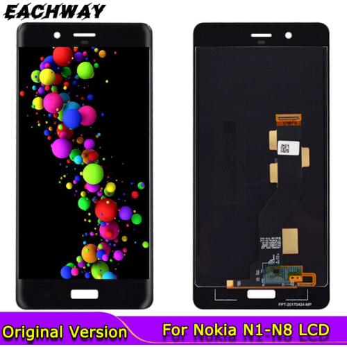 For Nokia N8 N7 N6 N5 N3 N2 LCD Display + Touch Screen Digitizer Assembly Replacement Parts IPS LCD For Nokia 8 7 6 LCD Display