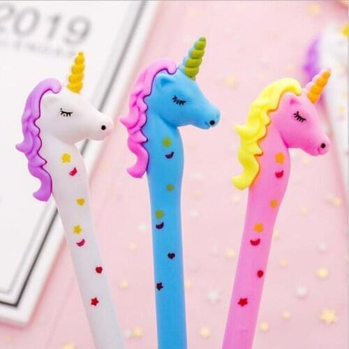 9pcs/lot Halluciating Star Moon gel pen writing Papelaria 0.38mm black ink office school supplies Stationery wholesale G215