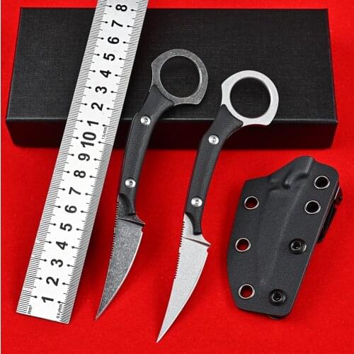 Cs Go Karambit D2 Fixed Blade Knife Tactical Military Outdoor Survival Knives Utility Army Rescue Self Defense Tools