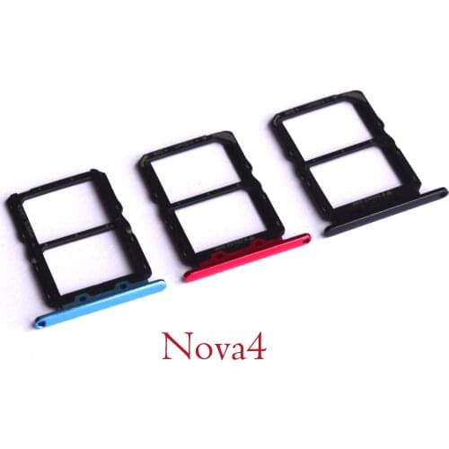 SIM Tray Holder SD Card Reader Slot Adapter for Huawei Nova 4 for Nova4
