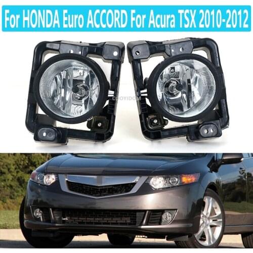 For HONDA Euro ACCORD For Acura TSX 2010 2011 2012 CU1 CU2 Car Front Bumper Fog Light Lamp Foglights 33950-TP5-H01 33900-TP5-H01