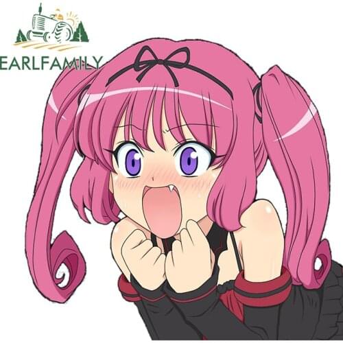 EARLFAMILY 13cm x 12.6cm for Nana Car Stickers and Decals DIY Occlusion Scratch Anime Window Decoration Suitable for VAN RV