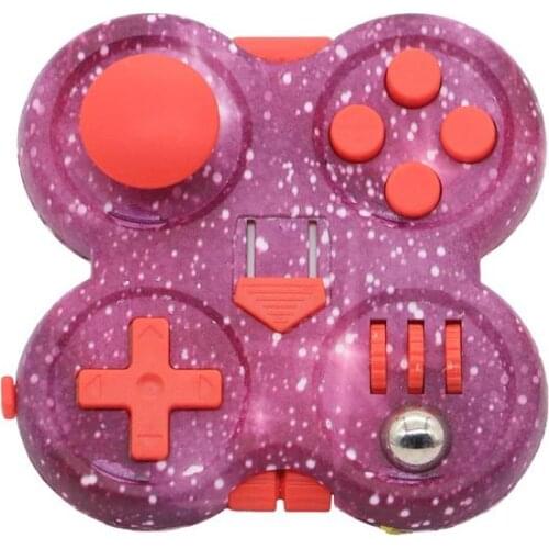 Button Handle Toy Fidget Decompression Machine Stress Relief Sensory Finger Toy Stress Anxiety Relieve Cubes Party Game Kids