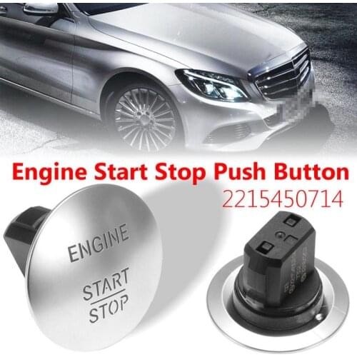Engine lgnition Start Stop Button Switch For Mercedes Benz W164 W251 W204 205 W221 One-click Start Keyless Buttons