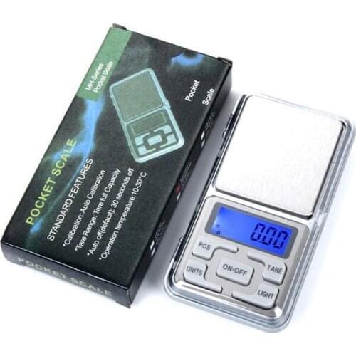 Mini Electronic Pocket Scale 100g 200g 0.01g 500g 0.1g Jewelry Diamond Scale Balance Scale LCD Display with Retail Package