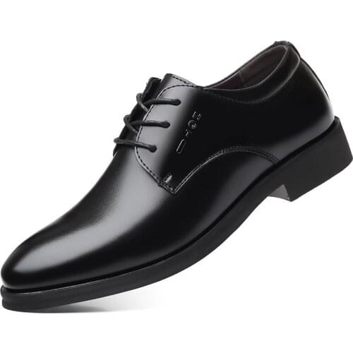 Men Formal Shoes 2020 Fashion Leather Dress Shoes Men Spring Autumn Brand Business Office Wedding Footwear Men Shoes