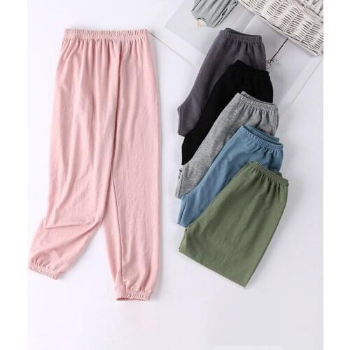 New Childrens Casual Pants Summer Baby Boys And Girls Thin Solid Colour Comfortable Trousers WTP24