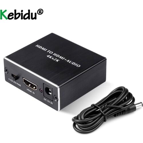 New HDMI-compatible Audio extractor to HDMI-compatible with Optical TOSLINK SPDIF +3.5mm Stereo Audio Extractor Audio Splitter