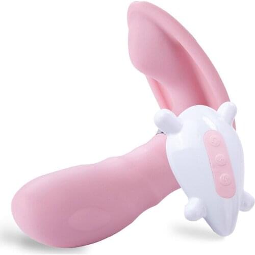 New USB Remote Control Smart Female Masturbation Wearable Panties Dildo Vibrators Vagina Tight Sex Toys for Woman Clitoris ST621
