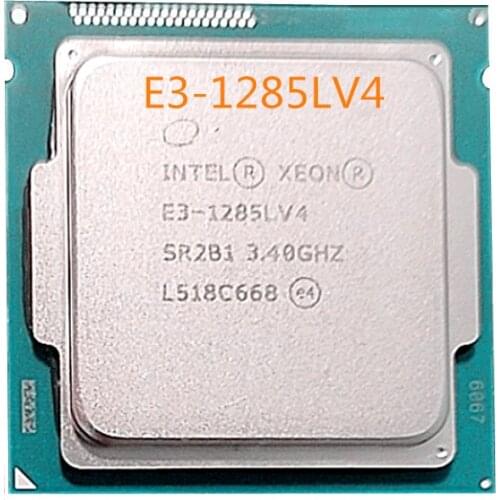 Original Intel Xeon E3-1285LV4 CPU 3,40 GHz 6 M LGA1150 Quad-core E3-1285L V4 procesador envío gratis E3 1285L V4 e3 1285LV4
