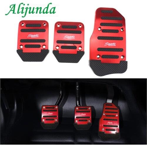 Pedal General aluminum alloy manual transmission anti-skid pedal set foot pedal auto parts