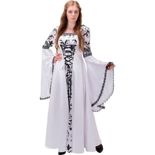 Medieval Renaissance Dress Ball Gown With Hood 18th Century Victorian Dress Civil War Dress Rococo Dress Halloween Costume