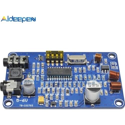 High Stability Frequency BH1417 200M 0.5W Digital Radio Station PLL Wireless Two Channel Stereo FM Transmitter Module 5-6V DC