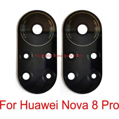 Rear Back Camera Lens For Huawei Nova 8 Pro 8pro Nova8pro Back Main Camera lens Glass With Adhesive Sticker Repair Parts