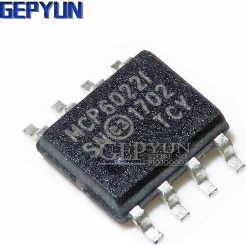 10PCS MCP6022-I/SN MCP6022-I SOP-8 SOP MCP6022 SMD Gepyun