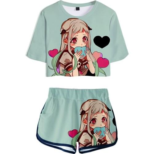2020 short Tees anime cosplay Toilet-bound Jibaku Shounen Hanako-kun Hanako kun T-shirt cosplay costume Fashion New style all nu