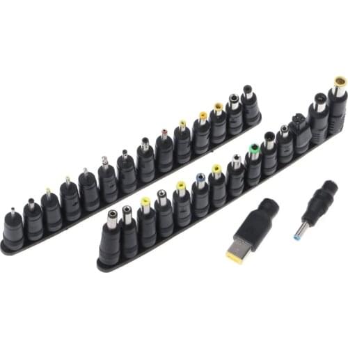 30 Pcs Universal DC-AC Power Supply Male Plug Adapter Converter Laptop Notebook L15