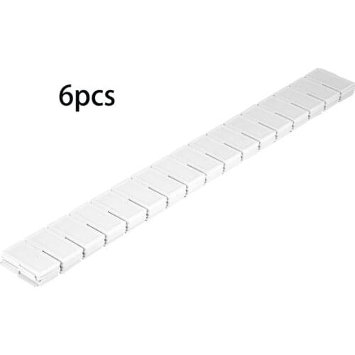 4/6Pcs Practical Plastic DIY Grid Drawer Divider Adjustable Household Separators Office Storage Organizer Divider Organizer