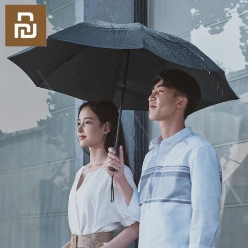Xiaomi 90Fun 8K Automatic Reverse Folding Umbrella Led Luminous Windproof Umbrella UPF50+ Anti UV Somatosensory Cooling Umbrella