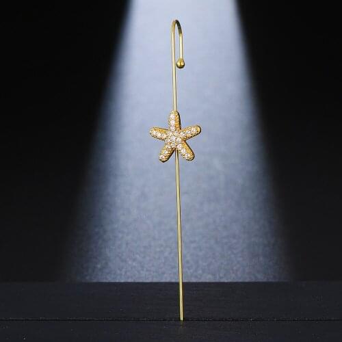 Bettyue Ingenious Star Design Earring For Female Charming Jewelry With Tiny Zirconia Party Simplicity Style Decoraion