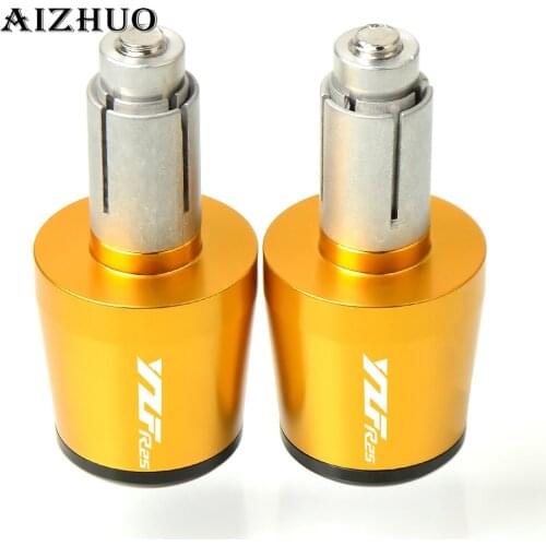 CNC Motorcycle Handlebar Grips Ends Handle Hand Bar Ends Handlebar Caps For YAMAHA YZFR25 YZF R25 R 25 2015-2017 2016