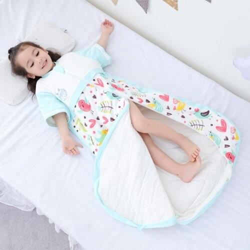 0-12 Years Cotton Babi infant Sleepsack Detachable Sleeve Boys Sleep Sack Girls Baby Kids Childrens Envelope Baby Sleeping Bags