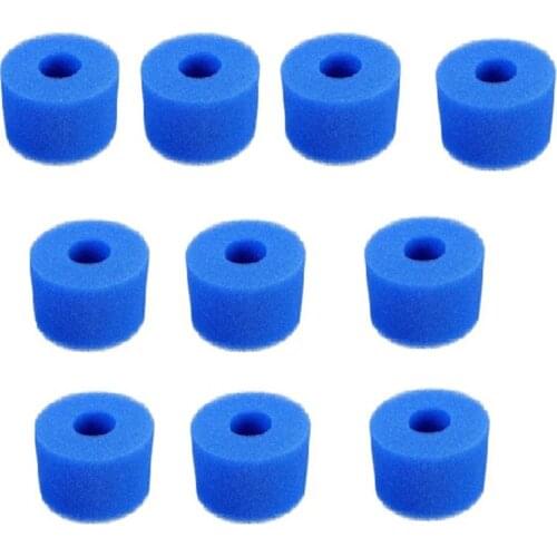 10PCS Swimming Pool Filter Water Pump Filter Pump S1 Washable Bio Foam 2 4 x UK VI LAZY 'Z Type Filter
