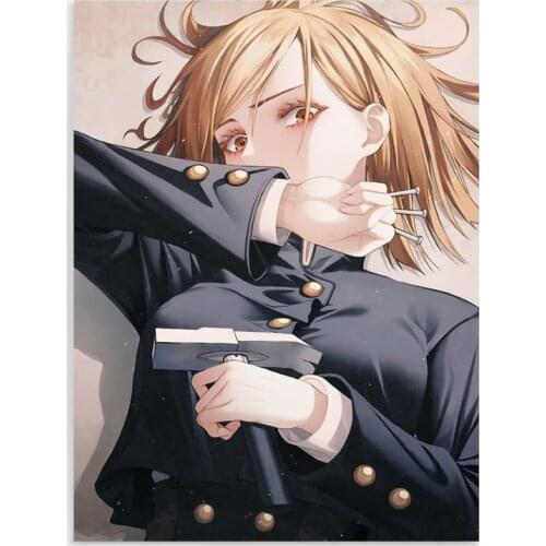 HD Printed Kugisaki Nobara Canvas Painting Wall Artwork Anime Pictures Home Decoration Living Room Modular Jujutsu Kaisen Poster