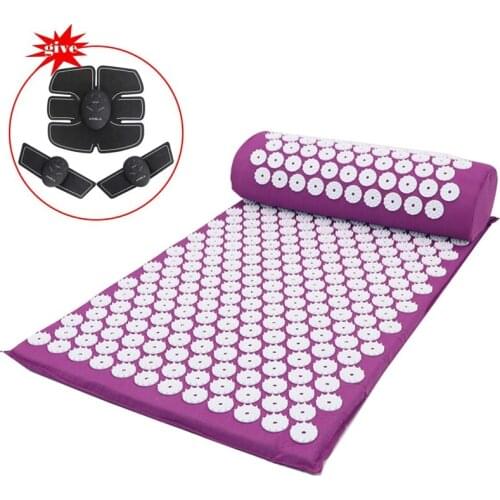 Acupressure Massager Mat Relaxation Relief Stress Tension Body Yoga Mat ABS Spike Cushion Relieve Stress Pain Shakti Mat