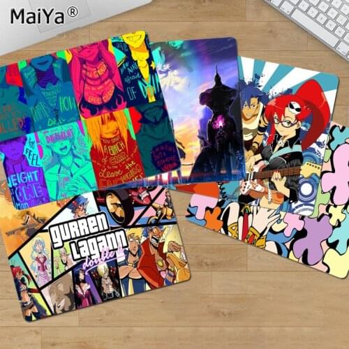 MaiYa New Designs Tengen Toppa Gurren Lagann Silicone Pad to Mouse Game Smooth Writing Pad Desktops Mate gaming mouse pad