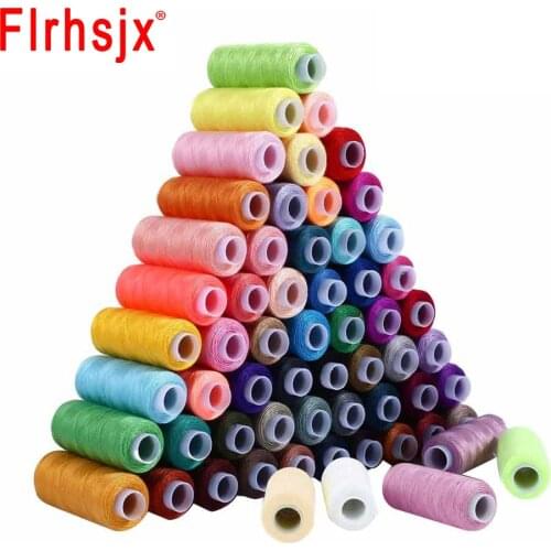 60 Colors 250 Yard Sewing Threads Solid Practical Embroidery DIY Craft Polyester Multi Purpose Handmade Home Stitching