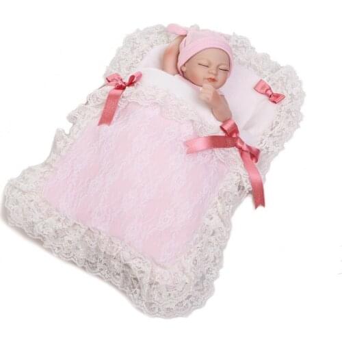 NPKCOLLECTION 2017 new lovely mini twin reborn baby soft real gentle touch baby dolls for Childrens Day gift