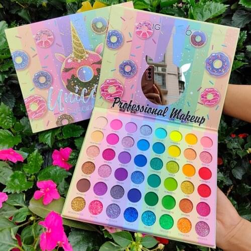 48 Colors Eyeshadow Palette Colorful Stage Show Makeup Eye Shadow Pallet Highlighter Matter Shimmer High Pigmented Glitter