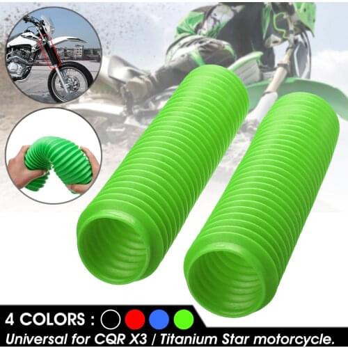 Motorcycle Front Fork Cover Gaiters Boot Shock Protector Dustproof Sleeve For Off Road Pit Dirt Bike Motocross ATV