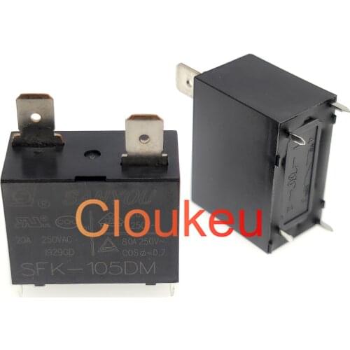 50Pcs Relay DIP4 SFK-105DM SFK-112DM SFK-124DM 5V 12V 24V 20A
