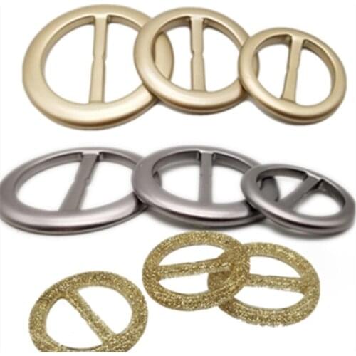 Resin Buckle O Ring Tri-glides Wire-formed Strap Scarf Swimsuit Belt Decorative Buckle DIY 20mm 25mm 30mm Accessories 20pcs