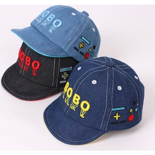 Newborn Toddler Cap New Style Letter BOBO Children Baseball Hats Fashion Party Casual Caps For Boy Girl Unisex Snapback Hats