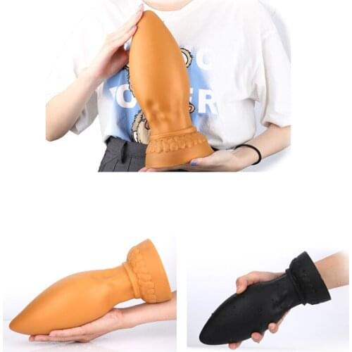Silicone Soft Huge Anal Plug Big Butt Plugs Anus Dilator G spot Stimulator Masturbator Erotic Anal Sex Toys For Men Woman Gay