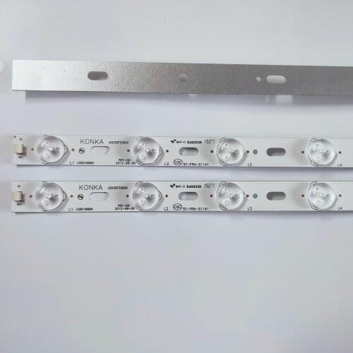 LED backlight Strip 12 lamp for Konka 32"TV LED32F3300C 35016695 35017248 IC-BKKL32D019 LED32M2800PDE LED32F3100CE 6V