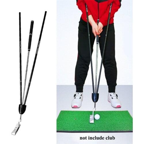 Golf Putter Trainer Putting Gesture Assist Batting Force Angle Action Golf Putter Training Aids